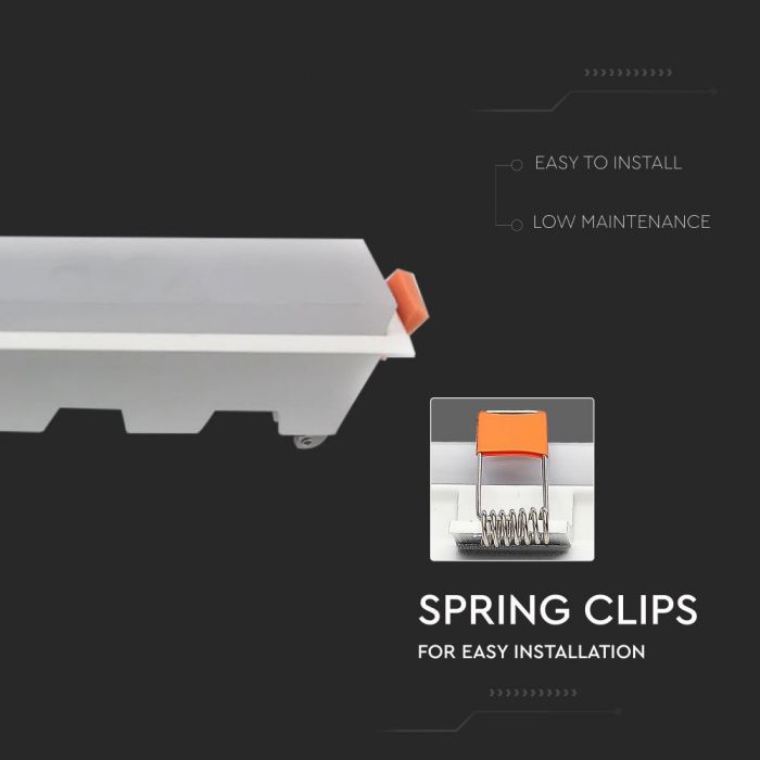 LED LINEAR LIGHT 20W CW 1400lm 120° 290X45X72 (170X32) ALUMINIUM