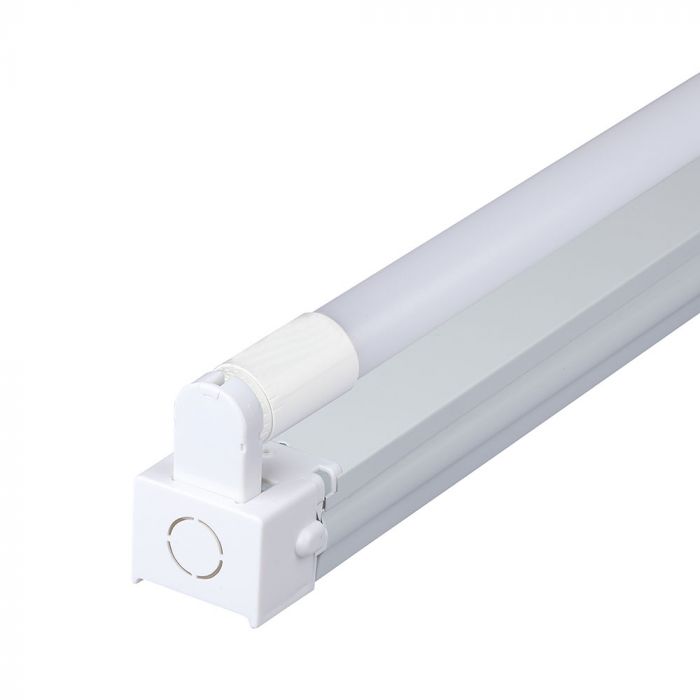LED TUBE FITTING 4FT SINGLE + TUBE 18W CW 1700lm