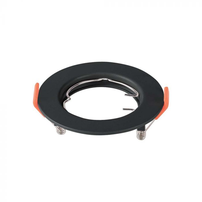 LED BRACKET GU10 ROUND BLACK 81x40mm (63mm)