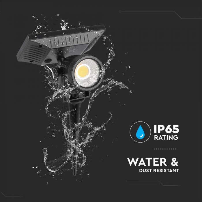 LED SOLAR SPIKE 2W CW 40lm 14X15X28 IP65