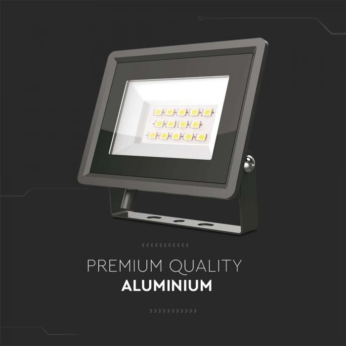 LED FLOOD SMD SLIM 20W CW 110° 1650lm IP65 BLACK