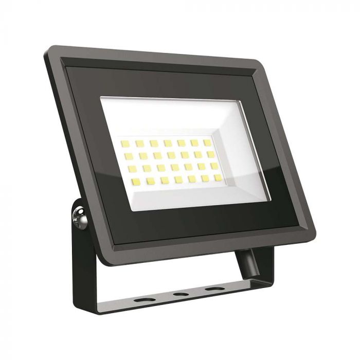 LED FLOOD SMD SLIM 20W CW 110° 1650lm IP65 BLACK