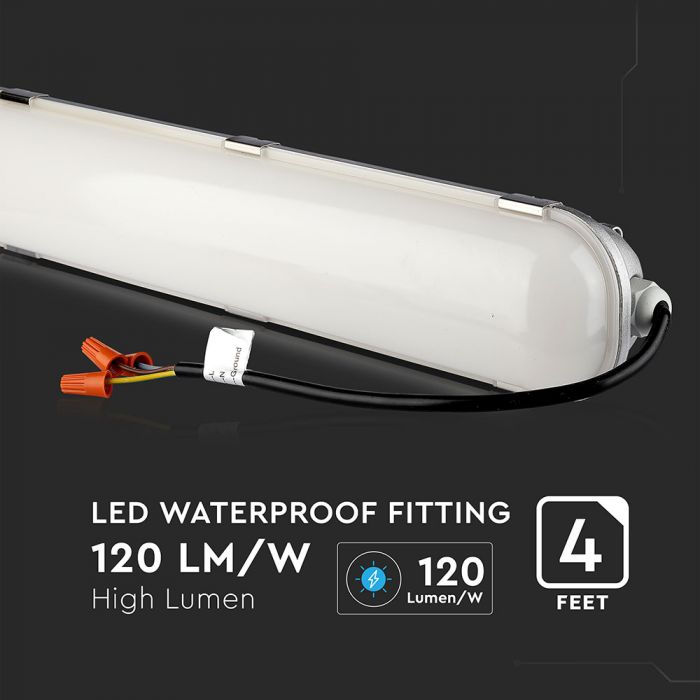 LED TUBE LAMP 60W CW 7200lm 4FT 110° IP65 SAMSUNG CHIP A++