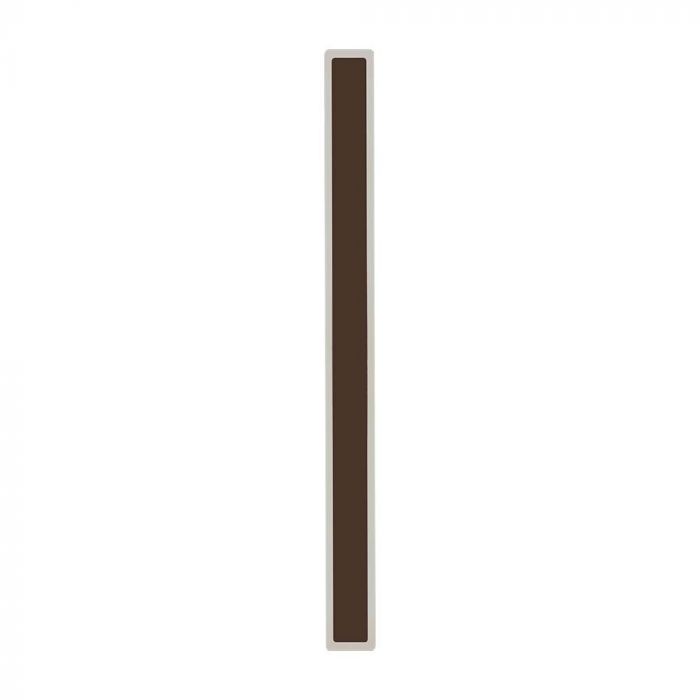LED WALL LIGHT 17W DL 2160lm 360° 85X54X625 CORTEN IP65