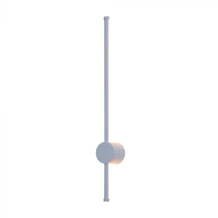 LED WALL LIGHT 12W WW 1400lm 120° 16X72X650 WHITE IP65