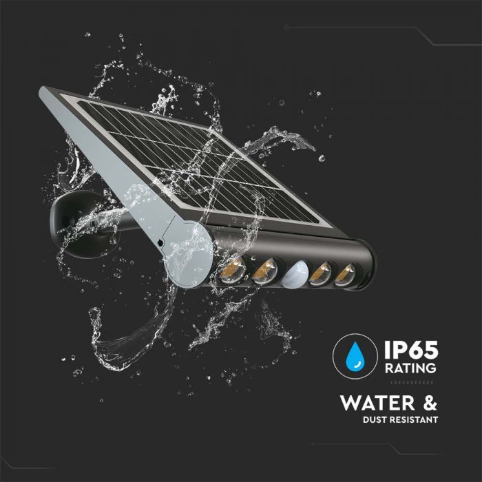 LED SOLAR WALL LIGHT 8W CW 950lm IP65