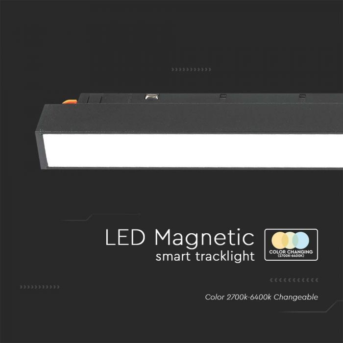 LED MAGNETIC SMART TRACKLIGHT 12W 3IN1 BLACK