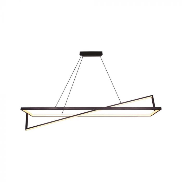 LED DESIGNER HANGING LIGHT 48W WW TRIAC DIMMABLE BLACK