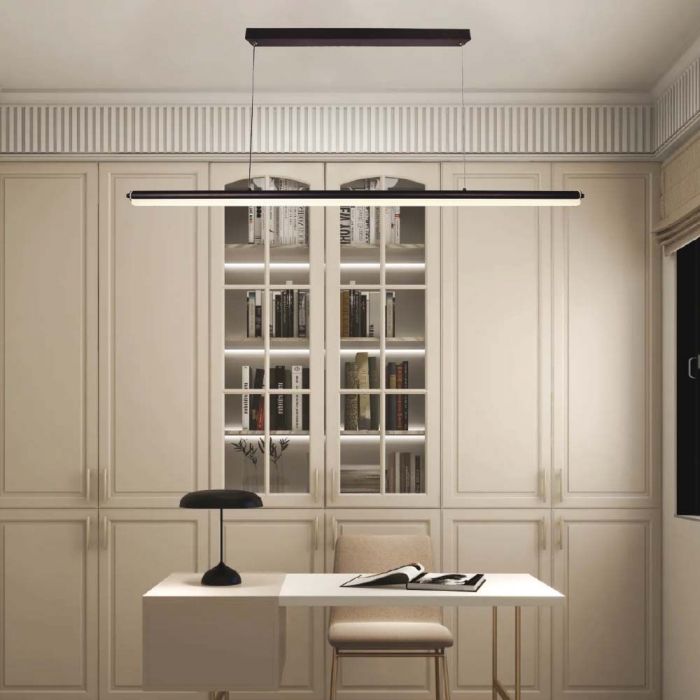 LED DESIGNER HANGING LIGHT 23W 3IN1 BLACK