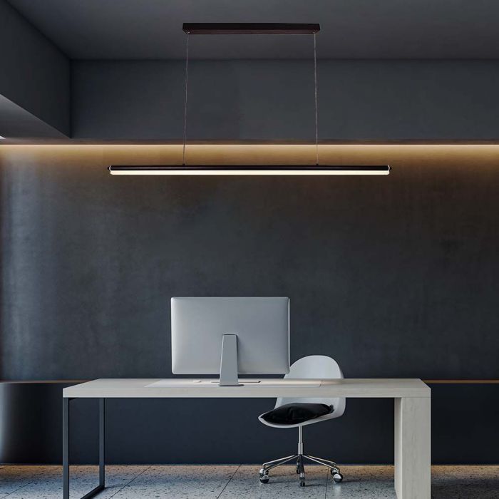 LED DESIGNER HANGING LIGHT 23W 3IN1 BLACK