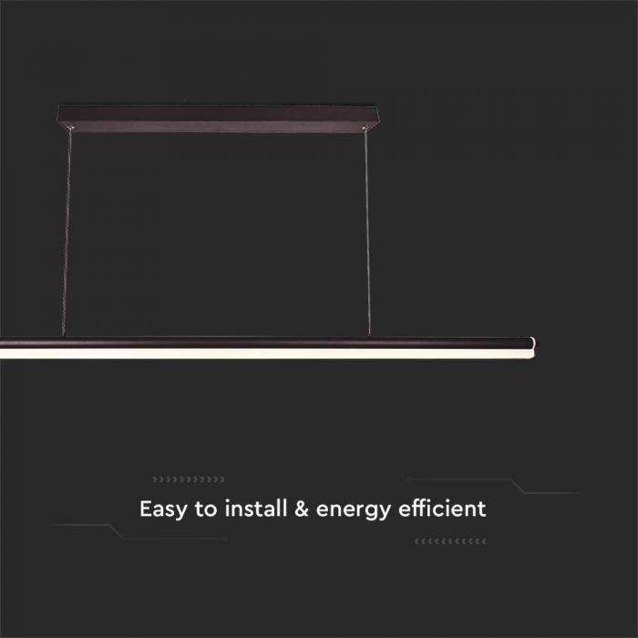 LED DESIGNER HANGING LIGHT 23W 3IN1 BLACK