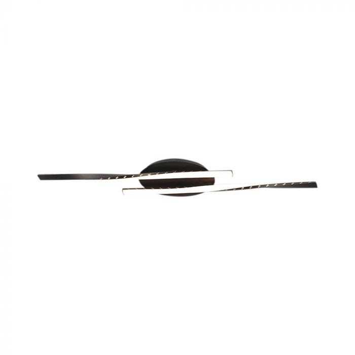 LED DESIGNER LIGHT TWO LINES 12W WW 1280lm 945x60mm BLACK