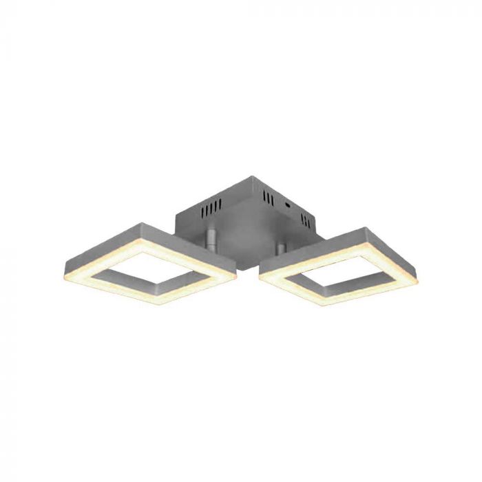 LED DESIGNER CEILING LIGHT TWO FRAME 14W WW 1490lm 340x95x160mm