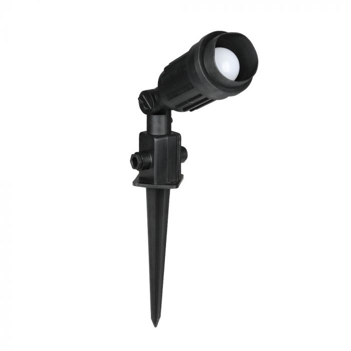 LED GARDEN SPIKE SINGLE HEAD 470X85 BLACK