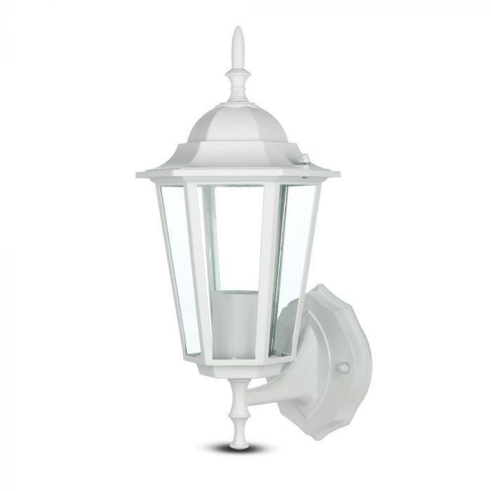 LED GARDEN WALL LIGHT E27 IP44 360X208 FACING UP WHITE
