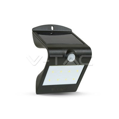 LED SOLAR WALL SENSOR LIGHT 1.5W DL+WW 200lm 12° 152X96X84 IP65 BLACK