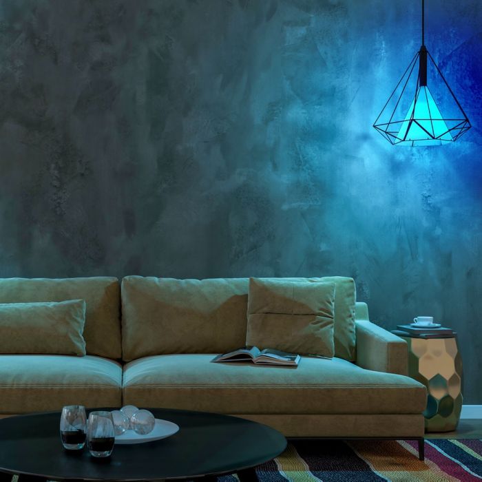 LED RGB E27 A60 LAMP 7W WW 470lm 200° WITH REMOTE CONTROL
