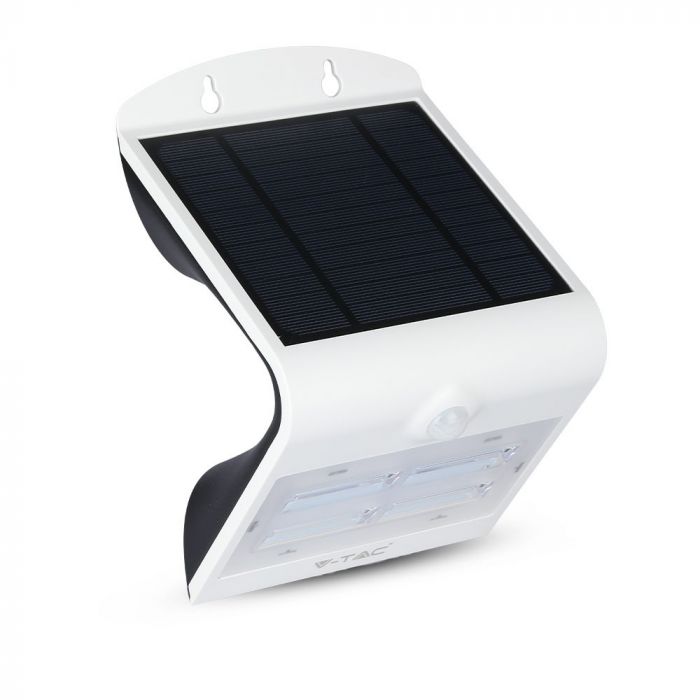 LED SOLAR WALL Sensor LIGHT 3W DL+WW 400lm 60° 140X212X109 IP65 White+Black