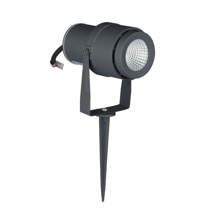 LED GARDEN SPIKE ALUMINIUM 12W DL 720lm 73X255 GREY IP65
