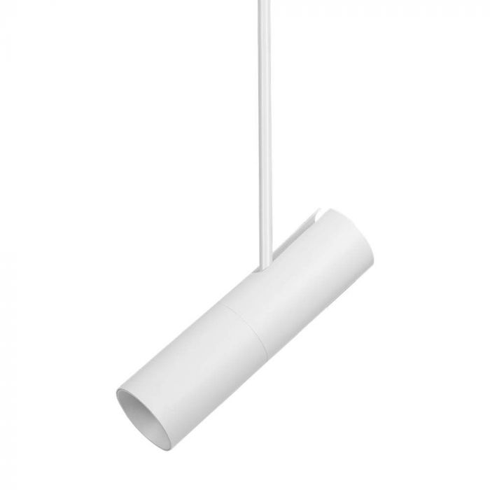 LED PENDANT LIGHT GU10 WHITE ALUMINIUM 60x220mm Height 830x1170mm