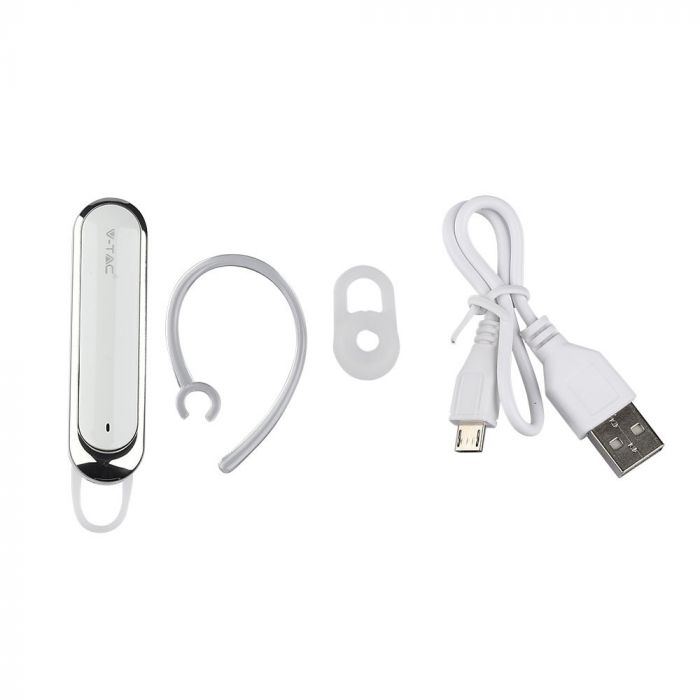 HEADSET BLUETOOTH 170mah BATTERY WHITE