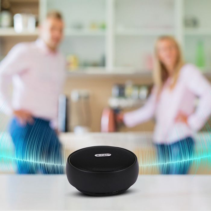 PORTABLE BLUETOOTH SPEAKER Micro USB & High End Cable (TWS Function) 800mah Battery BLACK