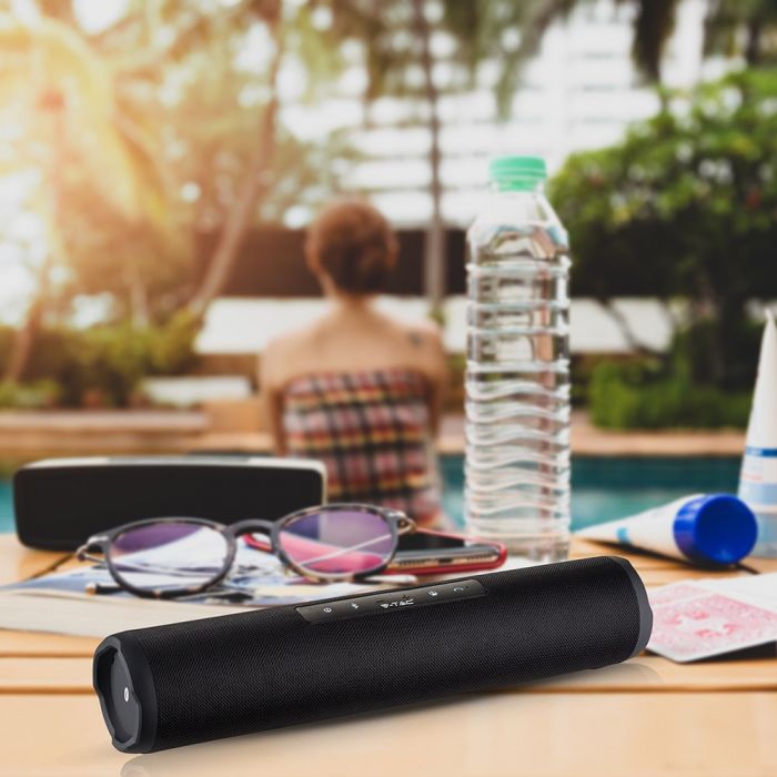 PORTABLE BLUETOOTH SPEAKER WITH TOUCH BUTTON FM/USB & TF SLOT (TWS Function) 1200Mah Battery