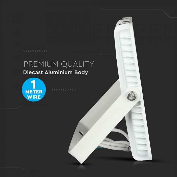 LED FLOOD SLIM 150W DL 100° 18000lm (120lm/W) IP65 WHITE SAMSUNG CHIP A++