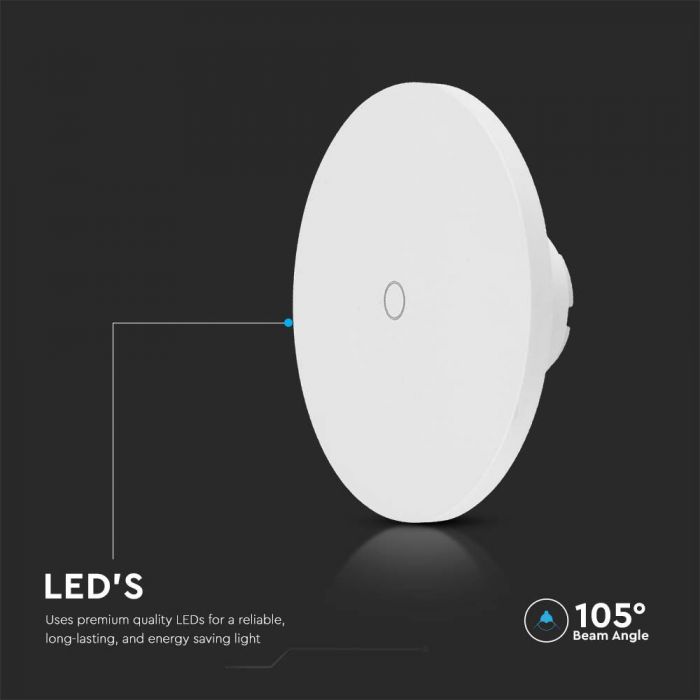 12W LED WALL LIGHT 3IN1 WHITE BODY DIMMABLE