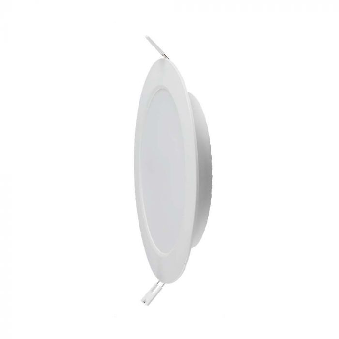 LED BACKLIT RECESSED PANEL ROUND 6W CW