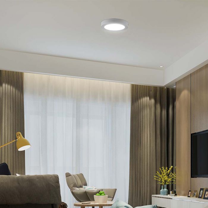 LED BACKLIT SURFACE PANEL ROUND 12W 1200lm DL 360° 167.4x30.7mm