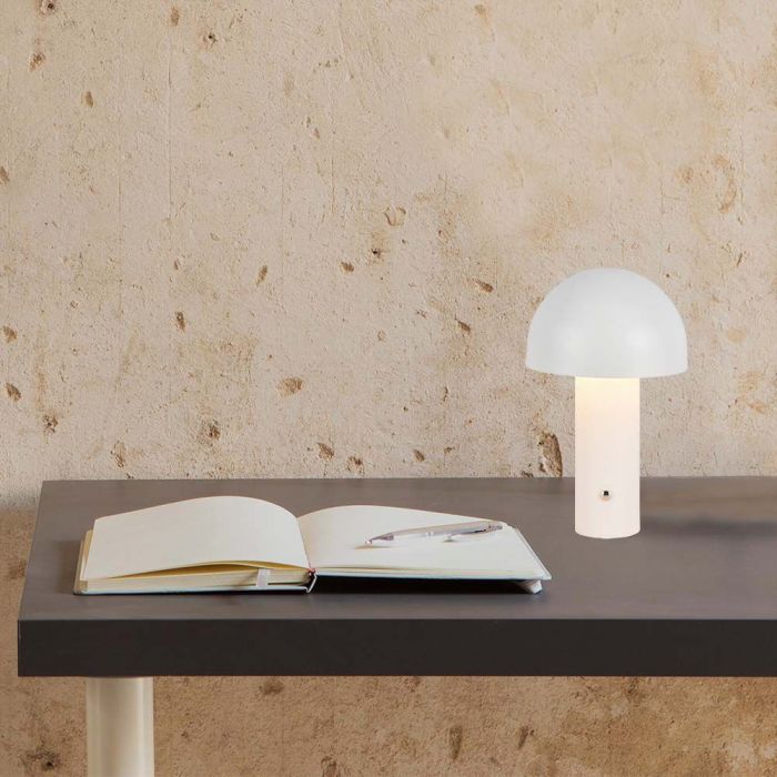 LED TABLE LAMP1800mAH BATTERY 3W 3IN1 200lm 150x250mm WHITE TOUCH DIMMING