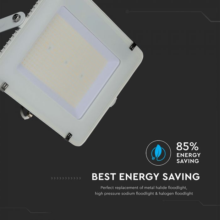 LED FLOOD SLIM 300W CW 100° 36000lm (120lm/W) IP65 WHITE SAMSUNG CHIP A++