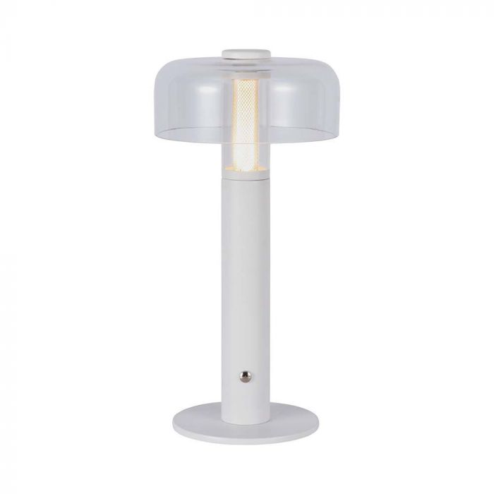 LED TABLE LAMP 1800mAH BATTERY D:150x300 3000K WHITE BODY