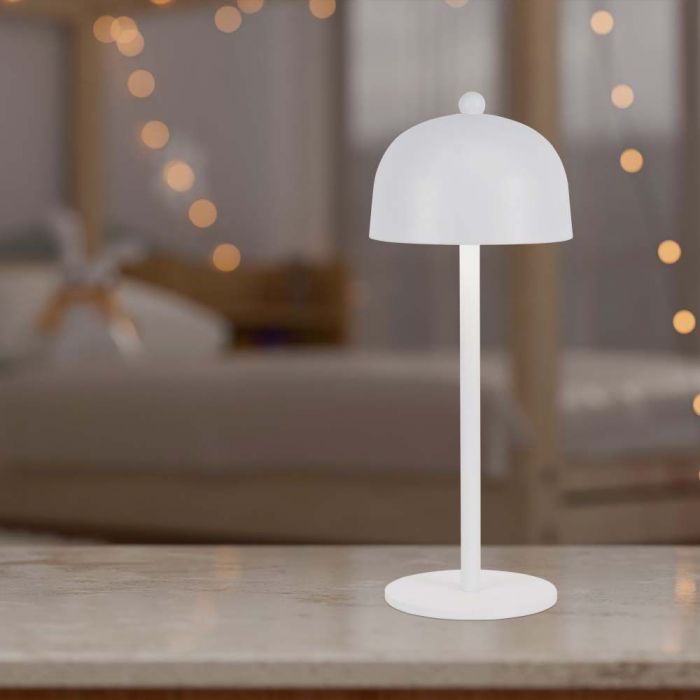 LED TABLE LAMP1800mAH BATTERY 3W 3IN1 200lm 115x300mm WHITE TOUCH DIMMING