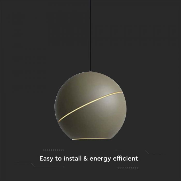 LED PENDANT LIGHT 8.5W WW 850lm 120° 120x1620mm CHAMPAGNE GOLD