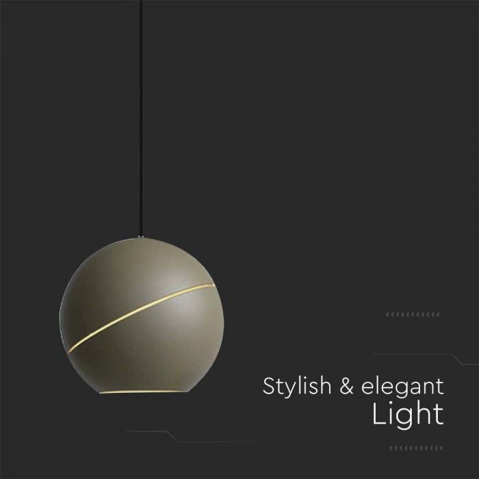 LED PENDANT LIGHT 8.5W WW 850lm 120° 120x1620mm CHAMPAGNE GOLD