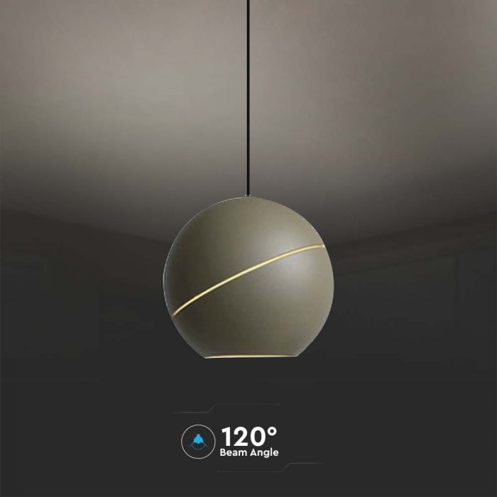 LED PENDANT LIGHT 8.5W WW 850lm 120° 120x1620mm CHAMPAGNE GOLD
