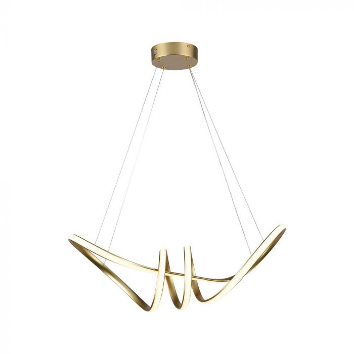 LED PENDANT LIGHT 24W WW 3240lm 270° 720x300mm CHAMPAGNE GOLD