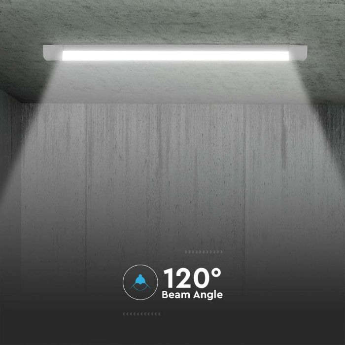 LED PRISMATIC FITTING 40W DL 4800lm 120° 1200X74X24