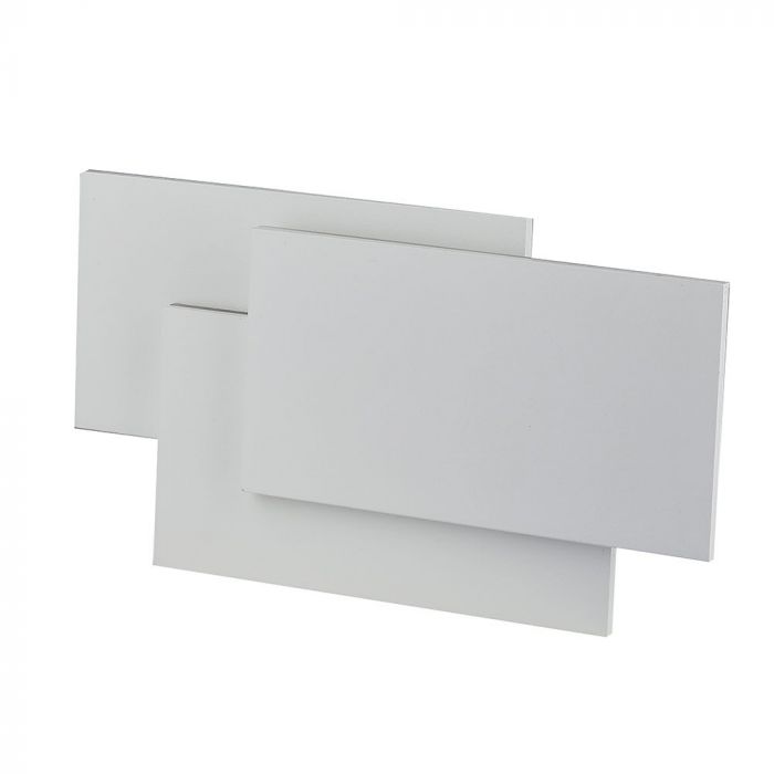 LED WALL LIGHT ALUMINIUM 12W DL 1100lm 360° 260X125X55 WHITE