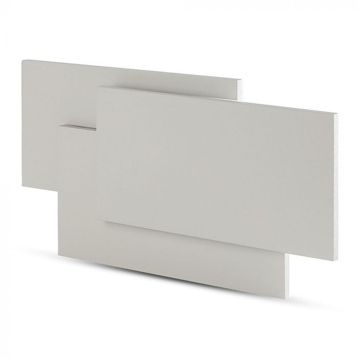 LED WALL LIGHT ALUMINIUM 12W DL 1100lm 360° 260X125X55 GREY