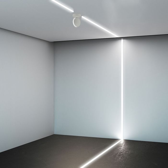 LED WALL LIGHT ALUMINIUM ROUND 7W WW 770lm 360° 11X12X17 IP65 WHITE