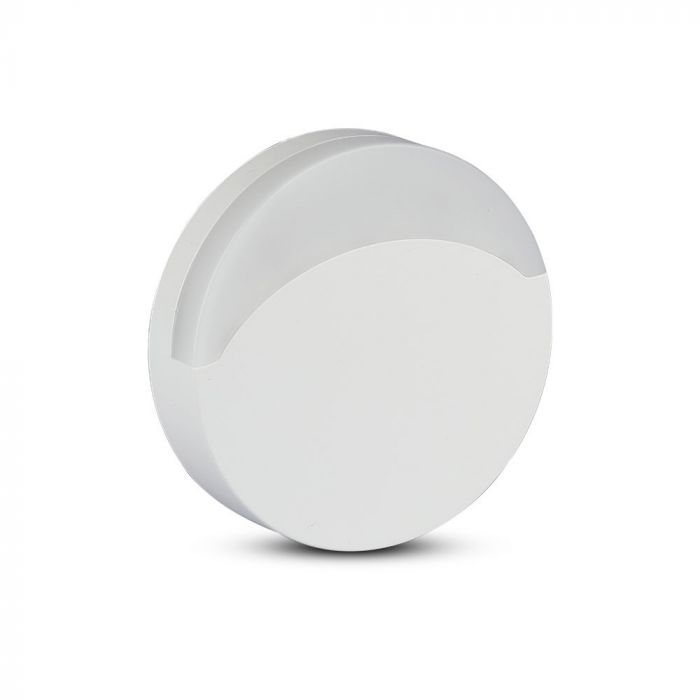 LED NIGHT LIGHT 0.5W WW 10lm 65X53.4 ROUND WHITE SAMSUNG CHIP