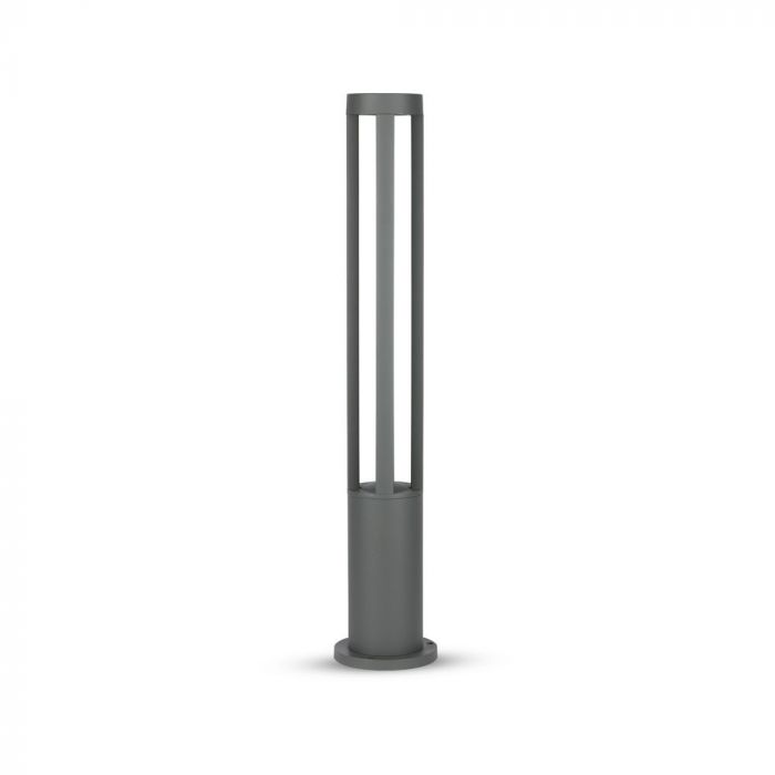 LED GARDEN LIGHT ALUMINIUM 10W 450lm CW 72° 108X800 IP65 GREY