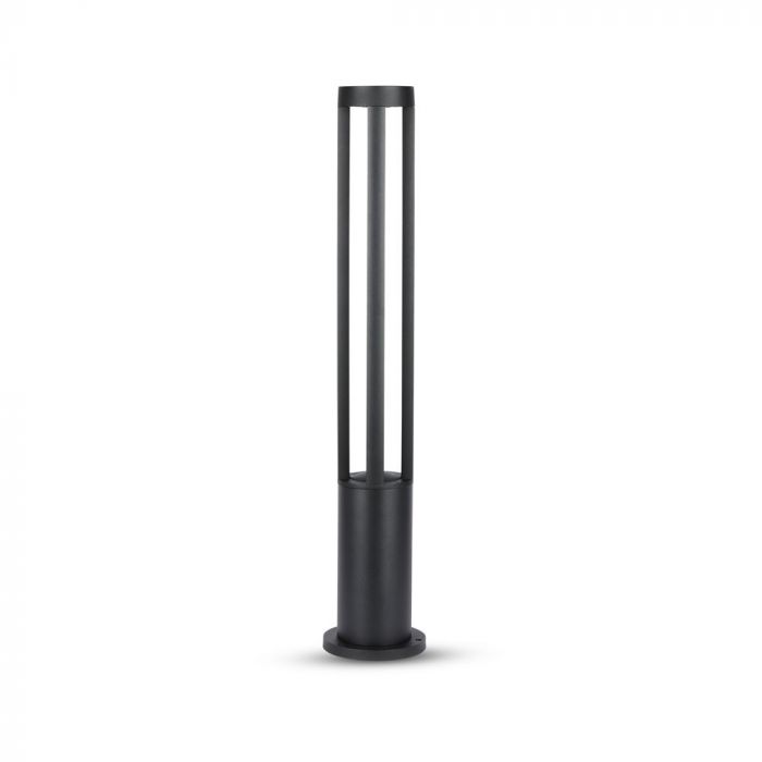 LED GARDEN LIGHT ALUMINIUM 10W 450lm DL 72° 108X800 IP65 BLACK