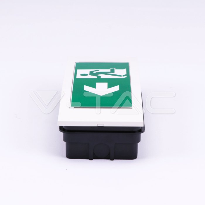 LED RECESSED EMERGENCY LIGHT 3.8W 110lm CW WHITE