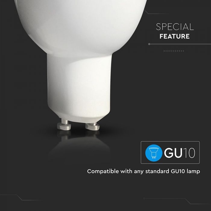 LED GU10 WI-FI SMART LAMP 4.5W 360lm 100° 60X112 CCT + DIMMABLE VIA APP