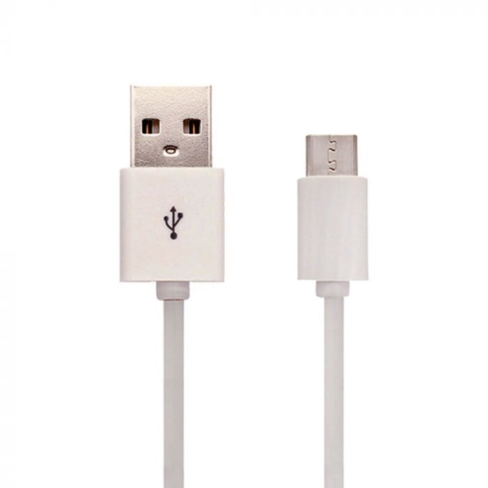 USB MICRO CABLE 3M 2.4A WHITE