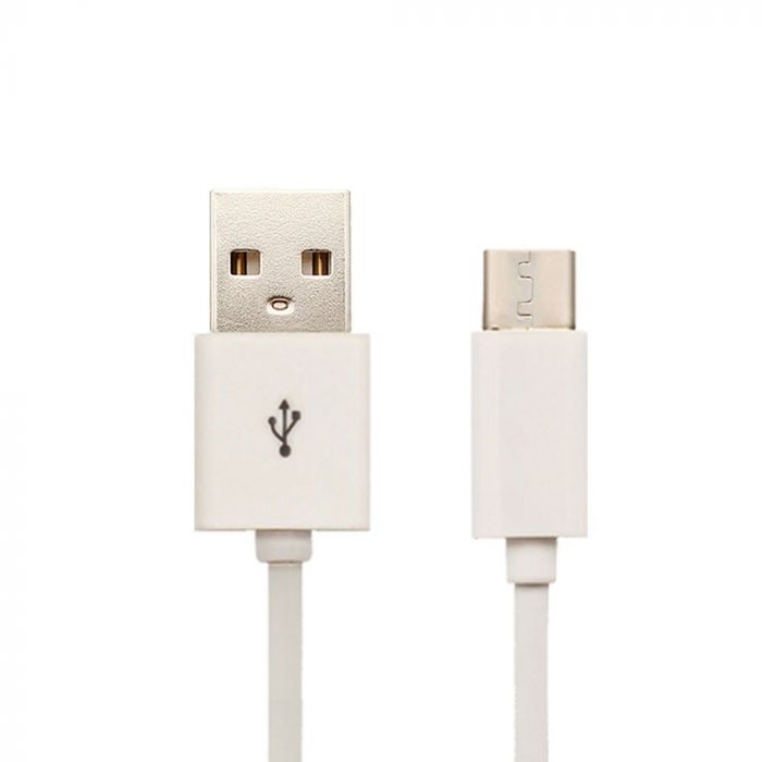 USB TYPE C CABLE 1.5M 2.4A WHITE